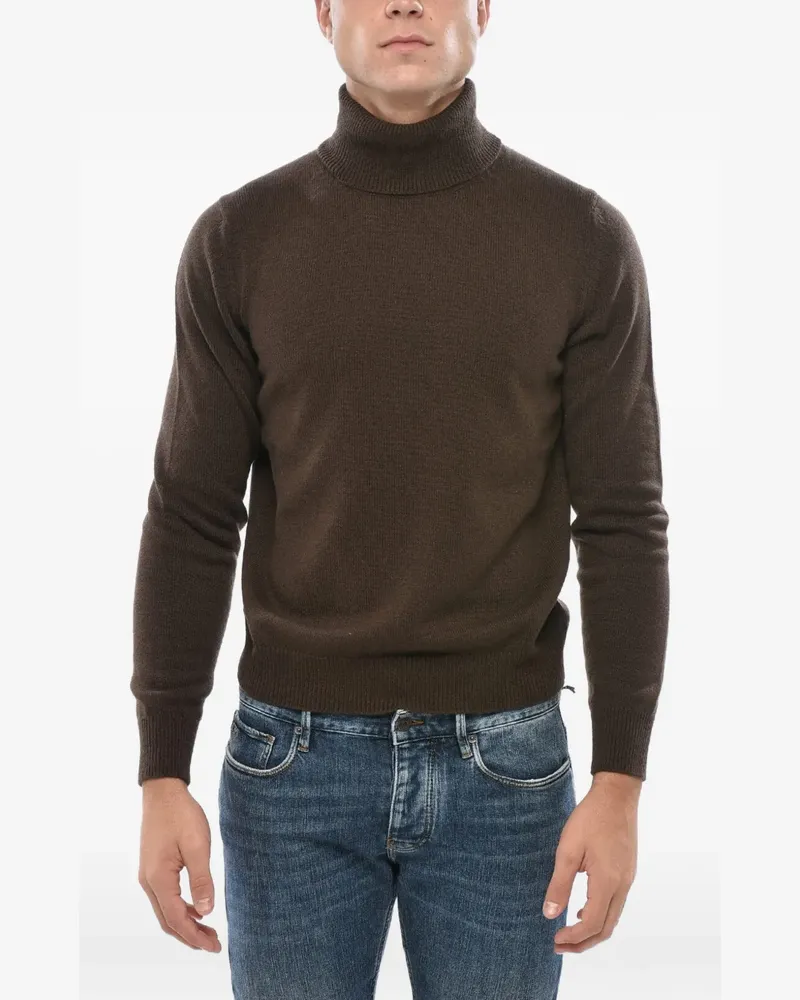 Malo Rollkragenpullover aus Kaschmir - Braun Braun