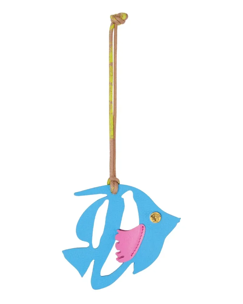 Versace Anhänger in Fischform - Blau Blau