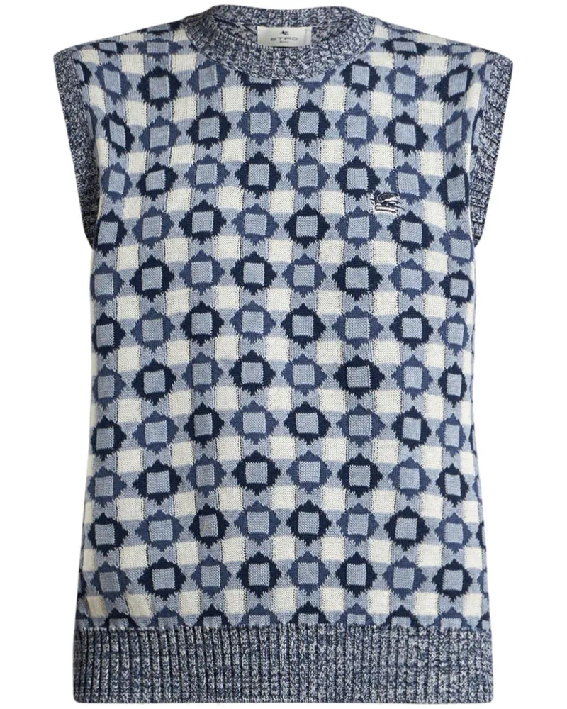 Etro Weste aus Jacquard - Weiß Weiß