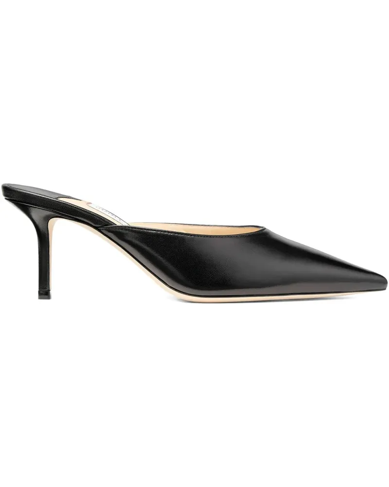 Jimmy Choo Rav Mules 65mm - Schwarz Schwarz