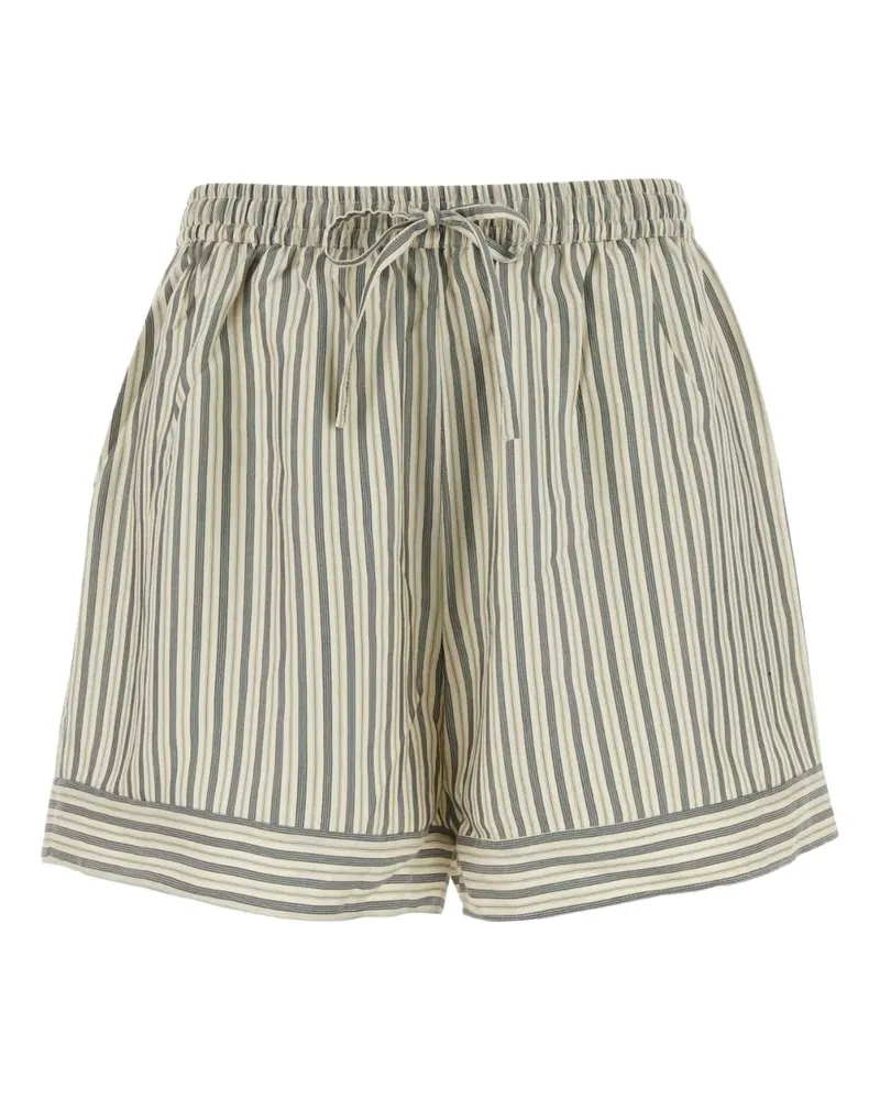 Le Kasha 1918 striped-pattern shorts - Blau Blau