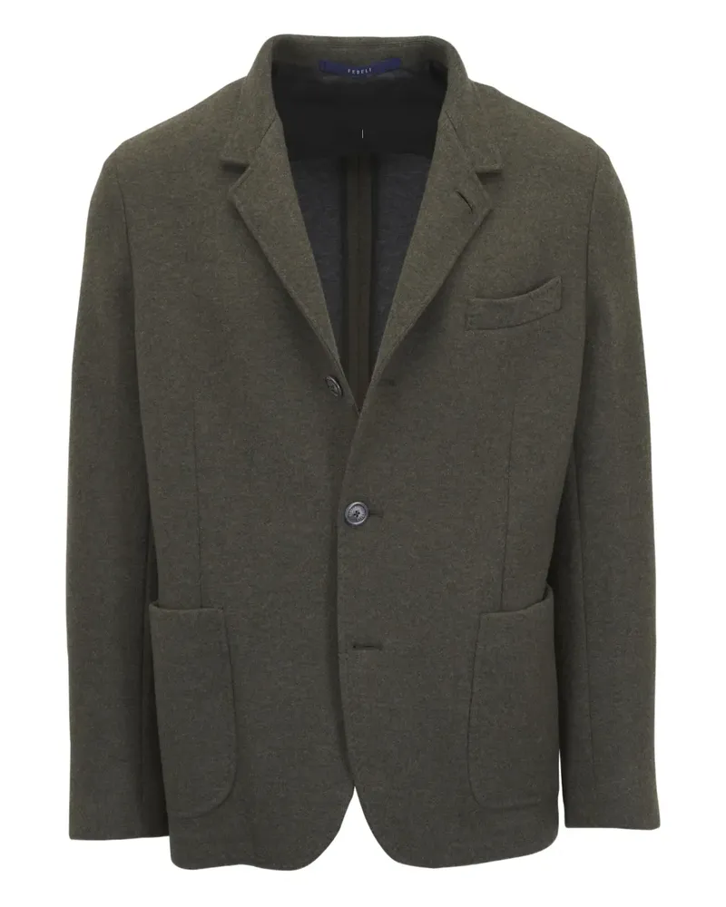 Fedeli Hemdjacke mit geknöpften Taschen - Grün Grün