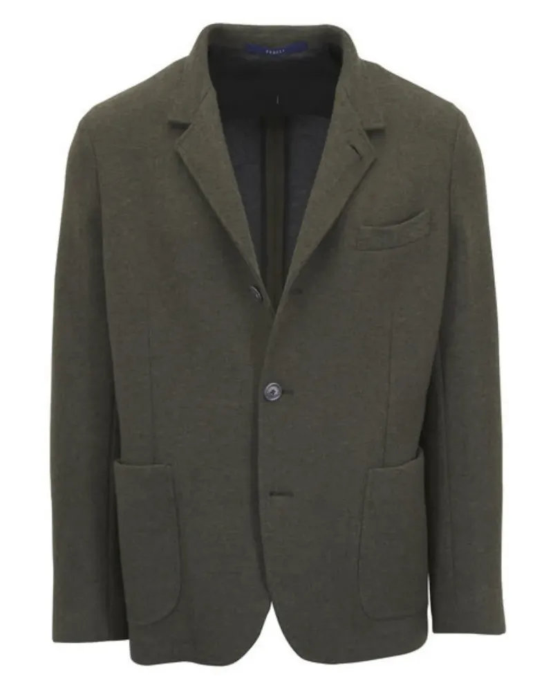 Fedeli Hemdjacke mit geknöpften Taschen - Grün Grün