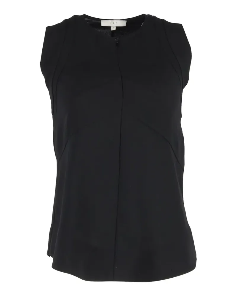 IRO zipped tank top - Schwarz Schwarz