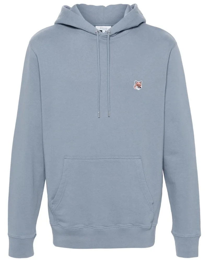 Kitsuné Fox Head' Hoodie - Blau Blau