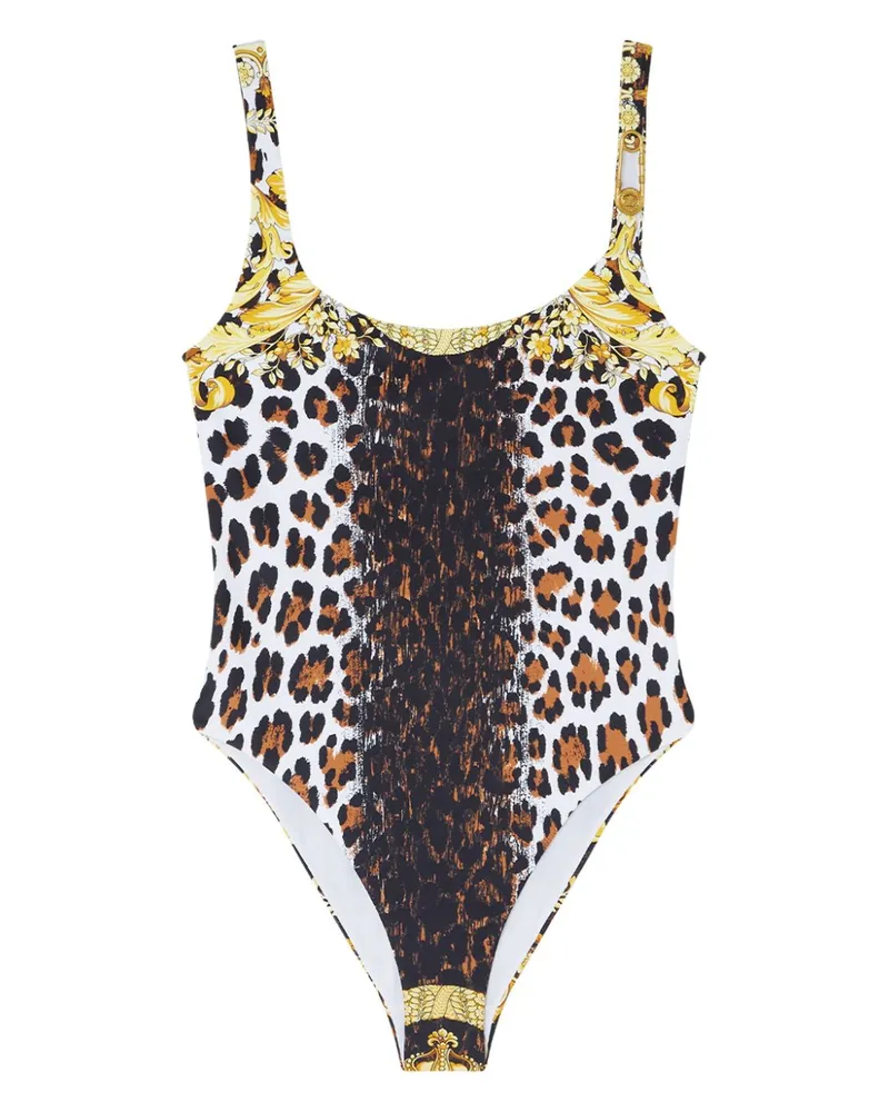 Versace Wild Barocco Badeanzug - Braun Braun