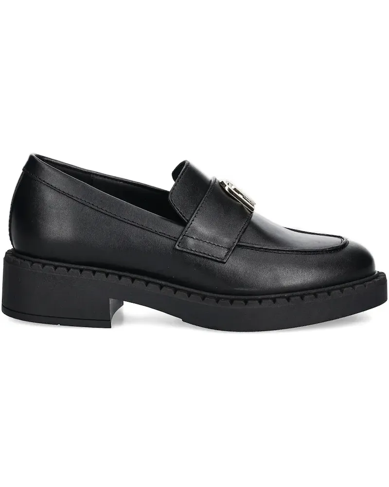 Furla Loafer mit Metallschnalle - Schwarz Schwarz