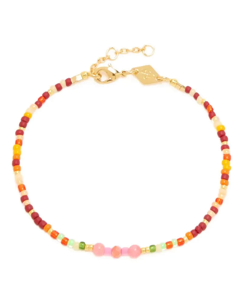 Anni Lu Giddy Up Armband mit Perlen - Gold Gold
