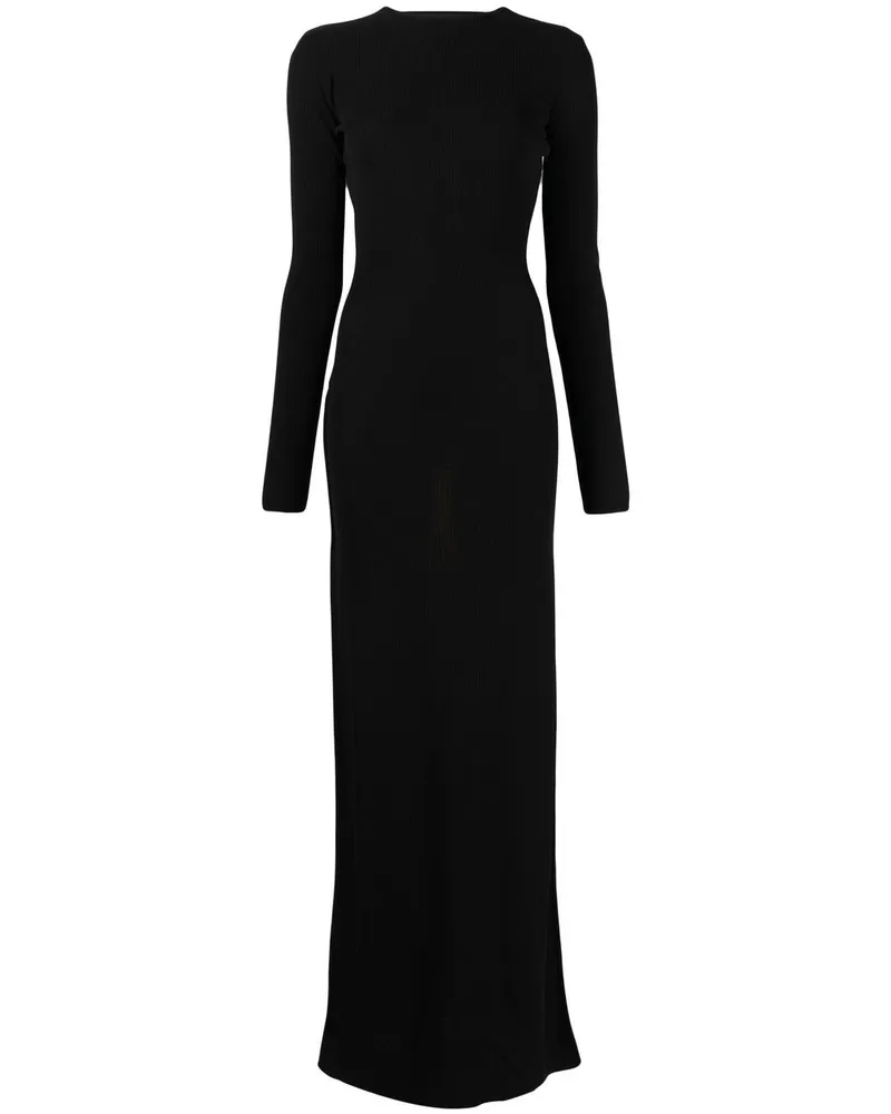 1017 ALYX 9SM Maxikleid mit Cut-Outs - Schwarz Schwarz