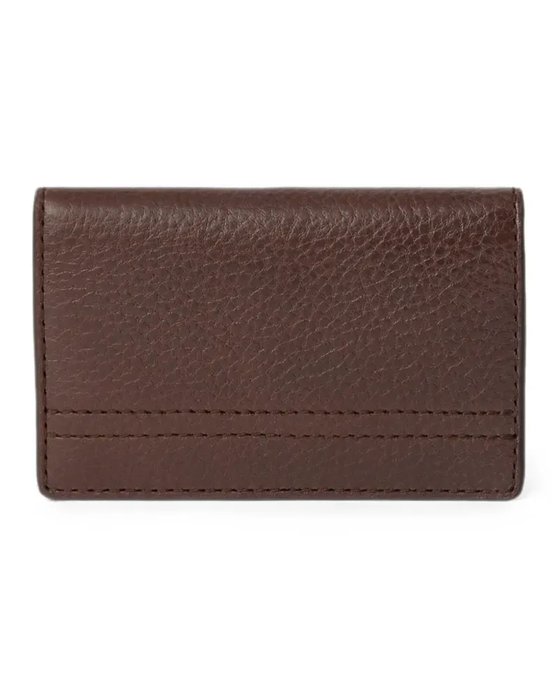 Christophe Lemaire Gear Taschenorganizer aus Leder - Braun Braun