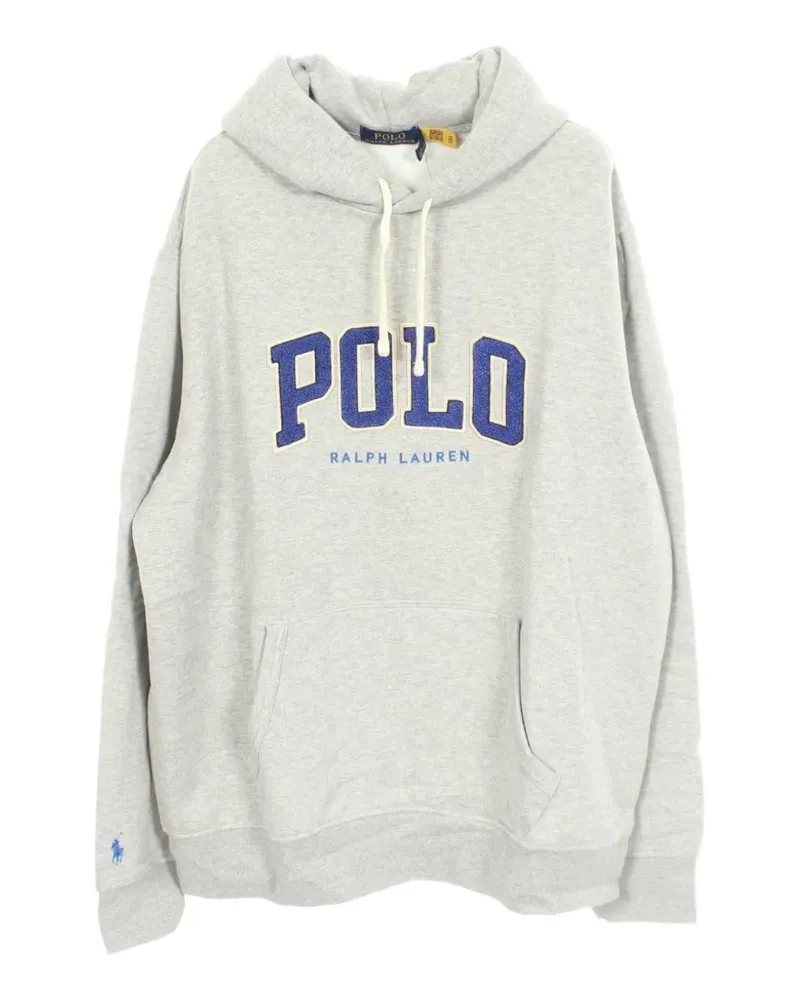 Ralph Lauren logo-print drawstring hoodie - Grau Grau