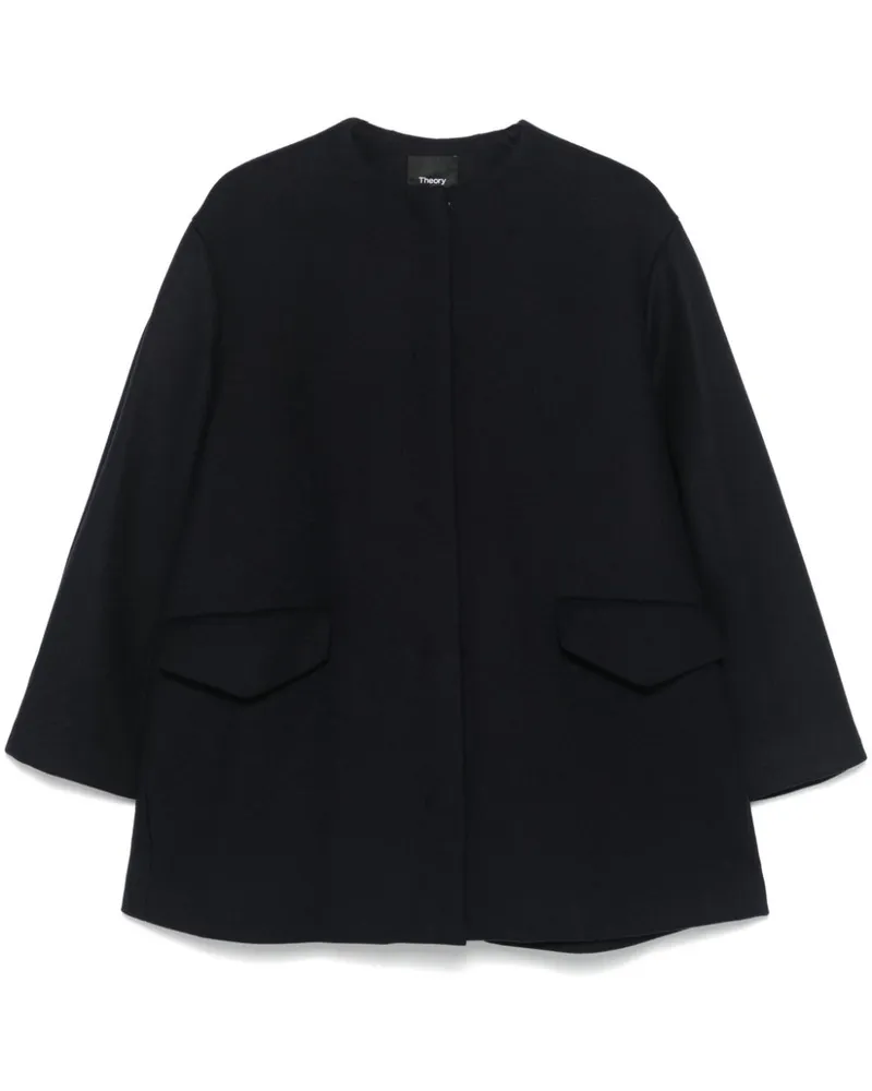 Theory Melton Cape - Blau Blau