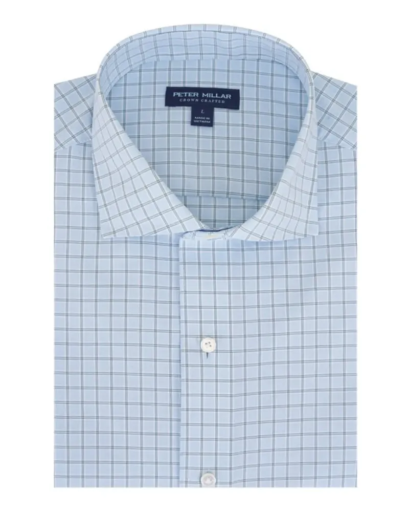 Peter Millar checked shirt - Blau Blau