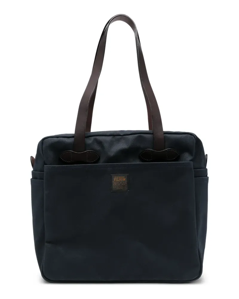 Filson Schultertasche mit Reißverschluss - Blau Blau
