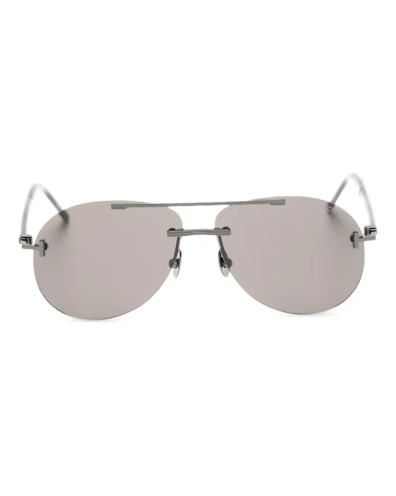 Tom Ford Private Pilotenbrille - Grau Grau
