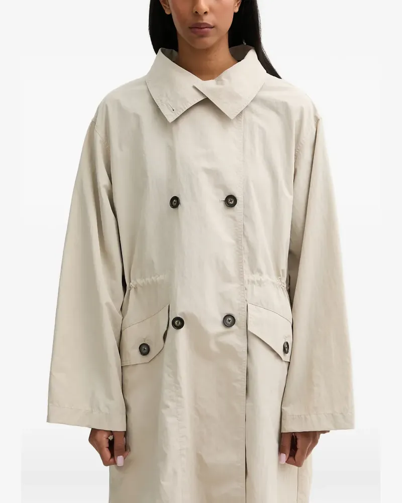 Marc O'Polo double-breasted hooded coat - Nude Nude