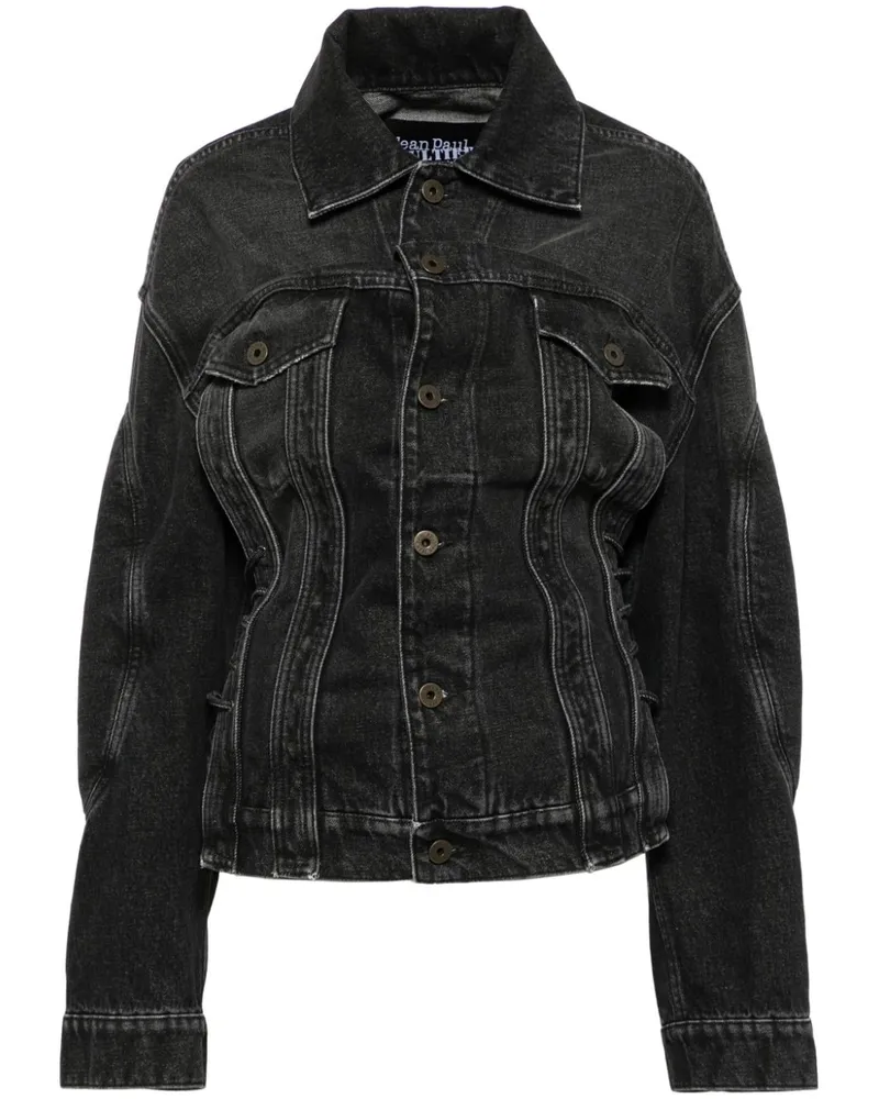 Jean Paul Gaultier Klassische Jeansjacke - Grau Grau