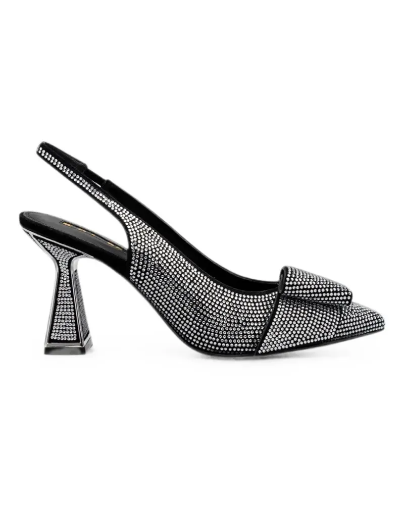Kat Maconie Jen crystal-embellishment mules - Silber Silber