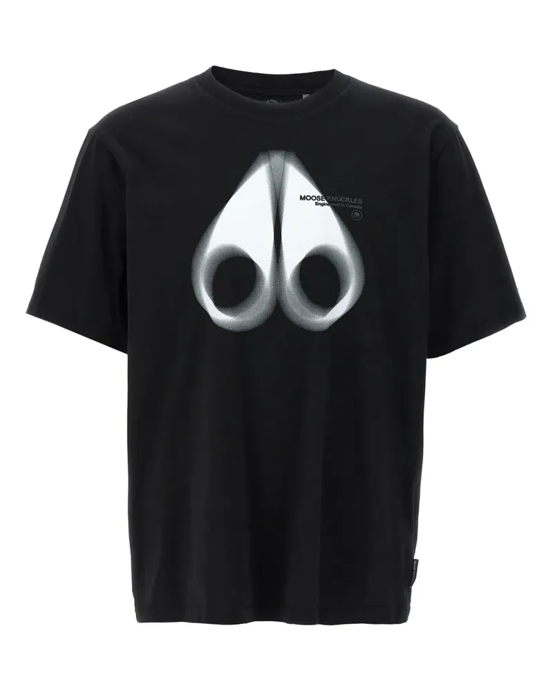 Moose Knuckles Maurice T-Shirt - Schwarz Schwarz