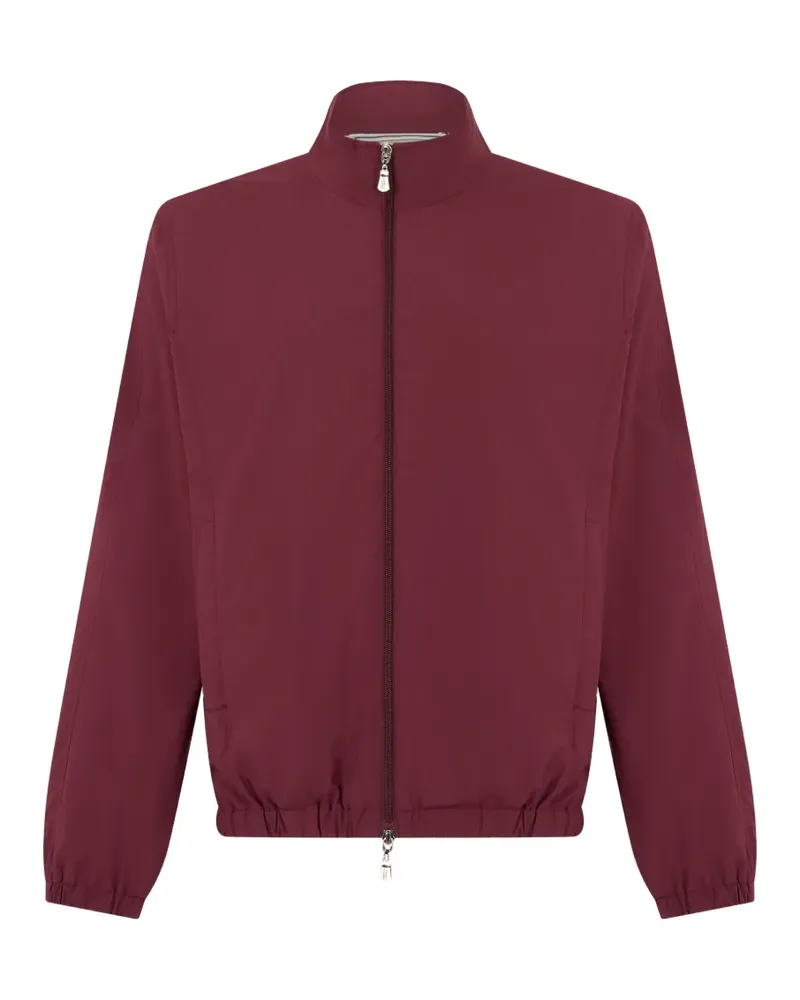 Fedeli zip-up lightweight bomber jacket - Rot Rot