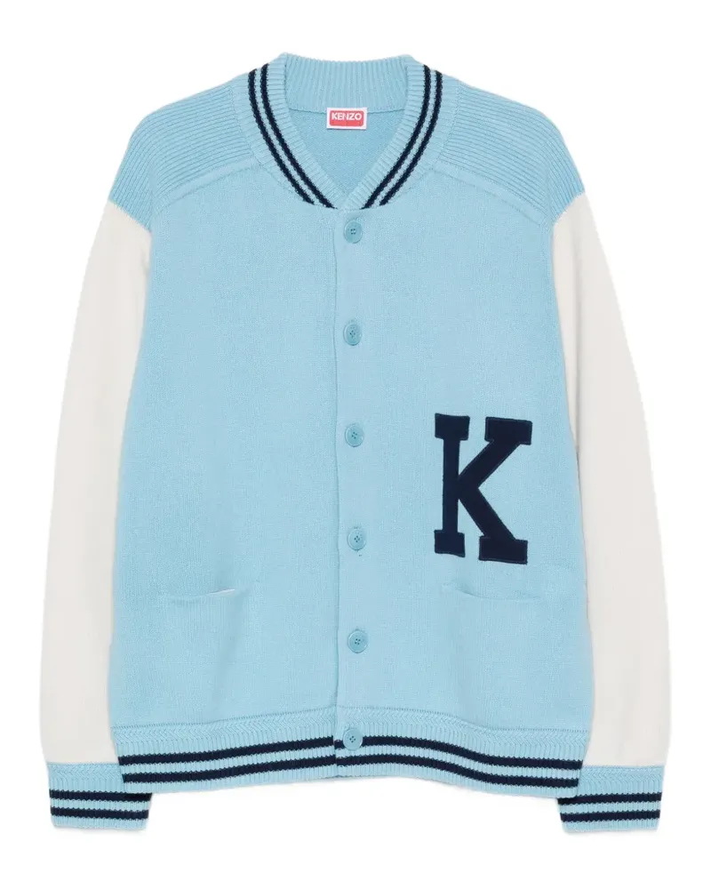 Kenzo Cardigan mit Logo-Stickerei - Blau Blau