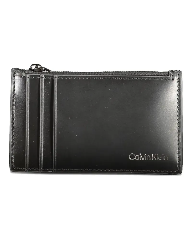 Calvin Klein zip-around card holder - Schwarz Schwarz