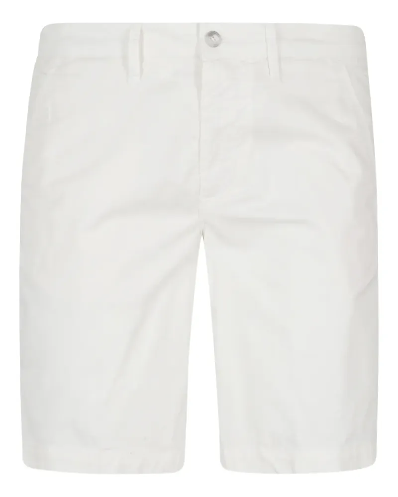 Re-HasH Klassische Chino-Shorts - Weiß Weiß