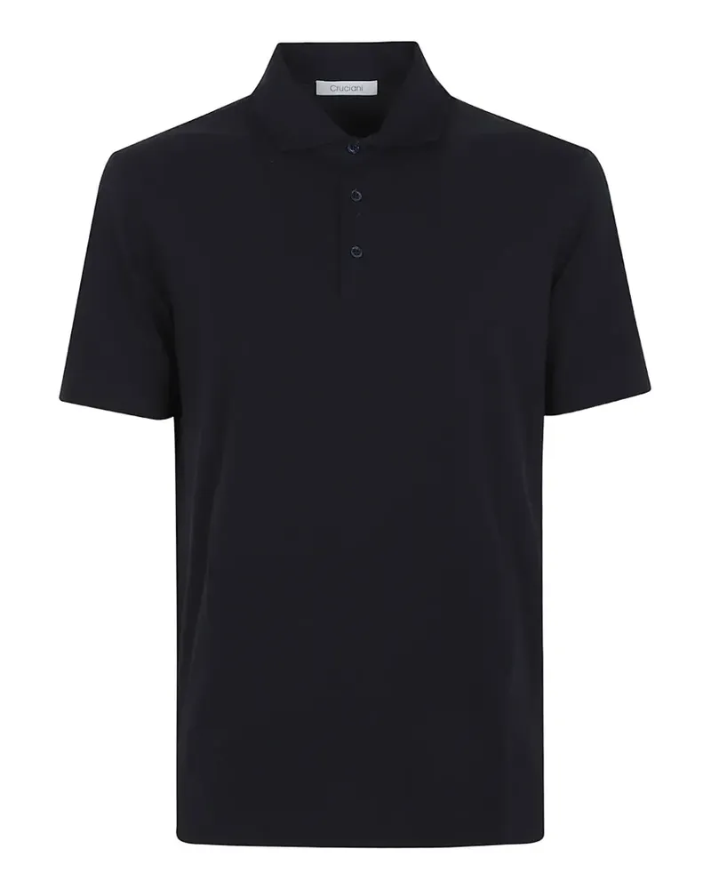 Cruciani short-sleeve polo shirt - Blau Blau