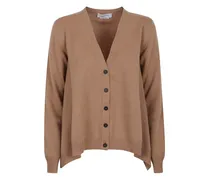 Geknöpfter Kaschmircardigan - Braun