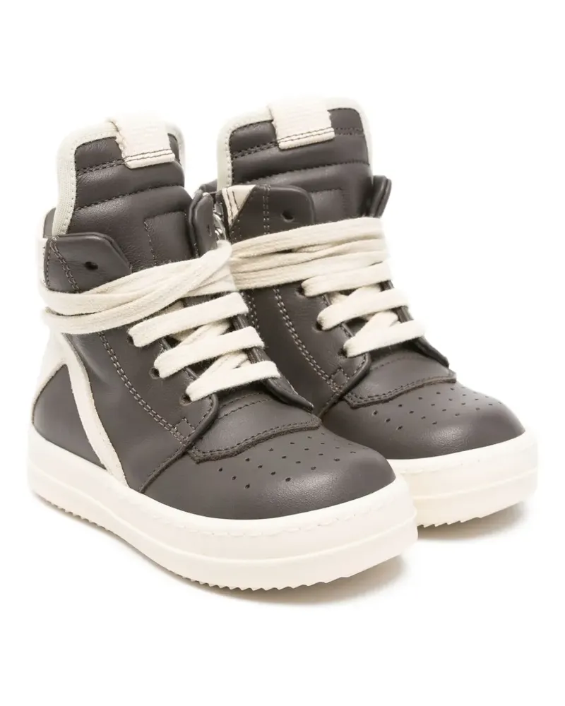 Rick Owens Geobasket High-Top-Sneakers - Schwarz Schwarz