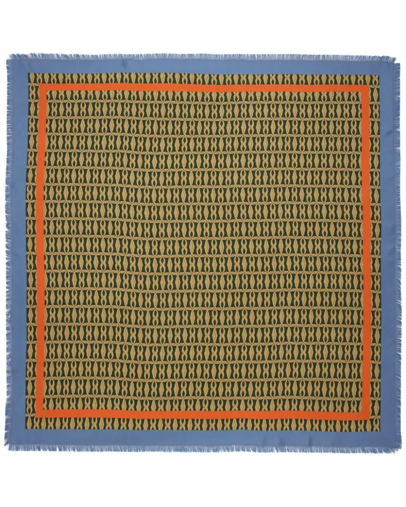 Bally Schal mit ausgefransten Kanten - Mehrfarbig Mehrfarbig