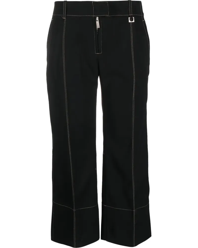 Jacquemus Le pantalon Areia Cropped-Hose - Schwarz Schwarz