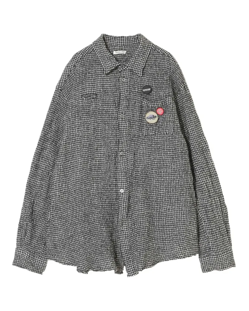 Undercover Kariertes Hemd - Grau Grau