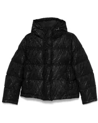 Fendi Steppjacke mit FF-Muster Schwarz