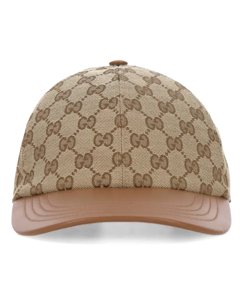 Gucci Baseballkappe mit GG-Muster - Nude Nude