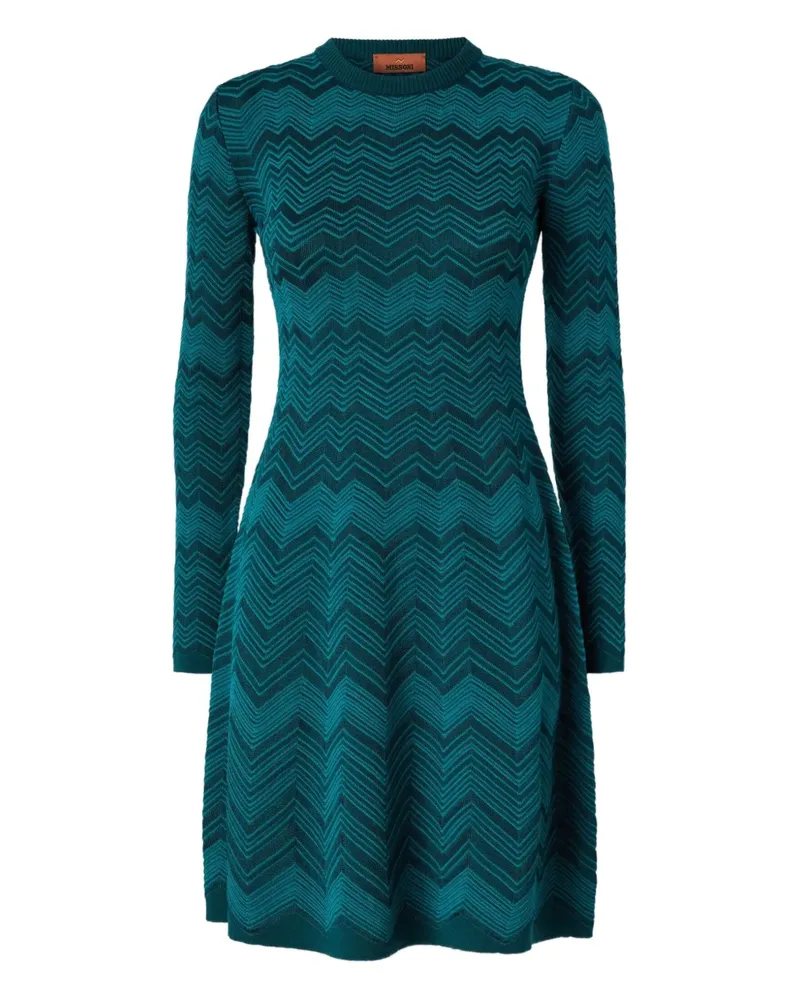 Missoni Gestricktes Midikleid - Blau Blau