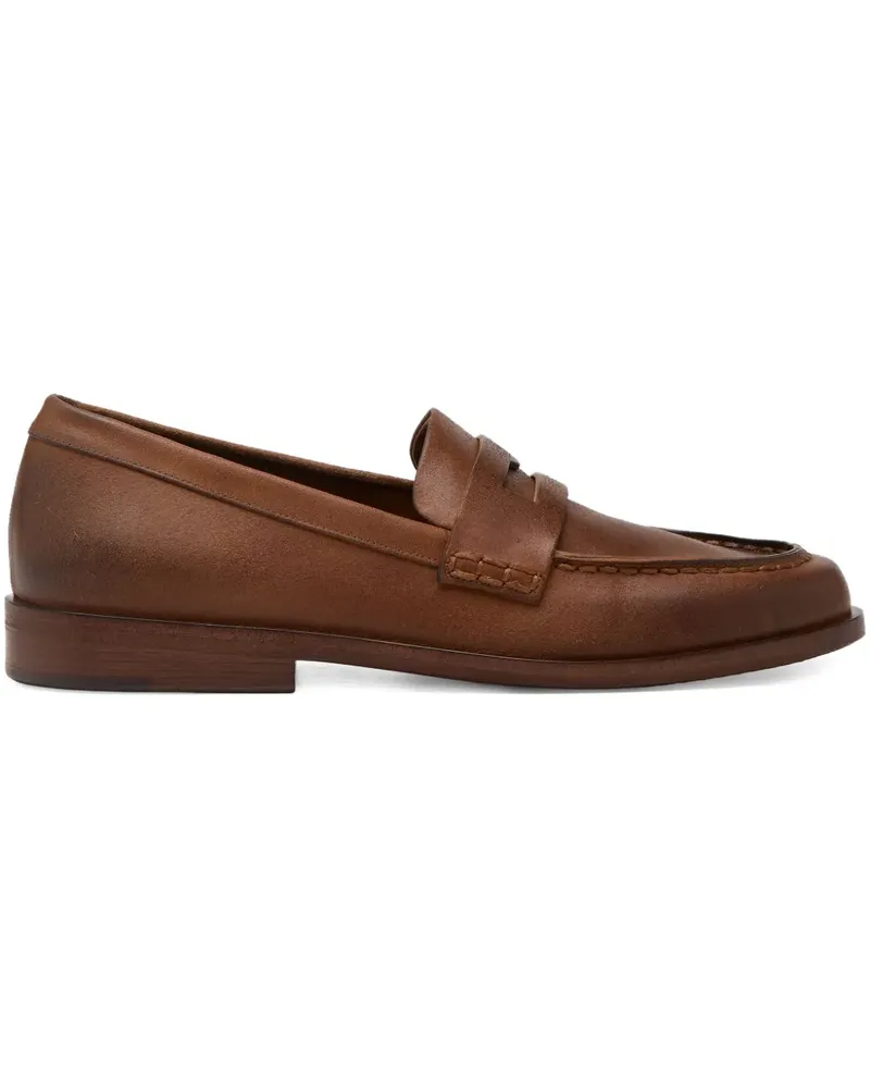 Marsèll Penny-Loafer aus Leder - Braun Braun