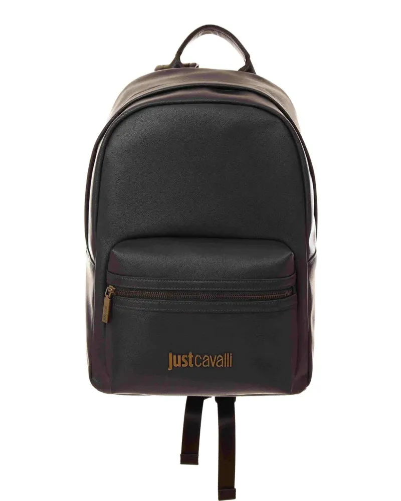 Just Cavalli Rucksack mit Logo - Schwarz Schwarz
