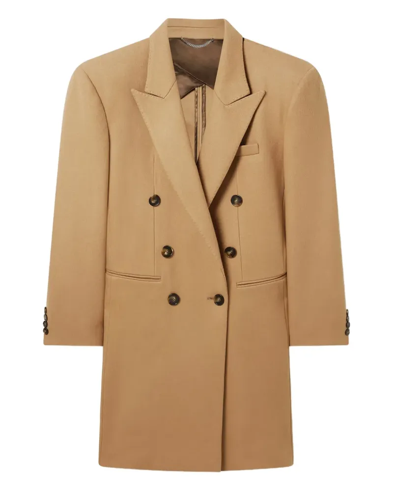 Stella McCartney Doppelreihiger Mantel - Braun Braun