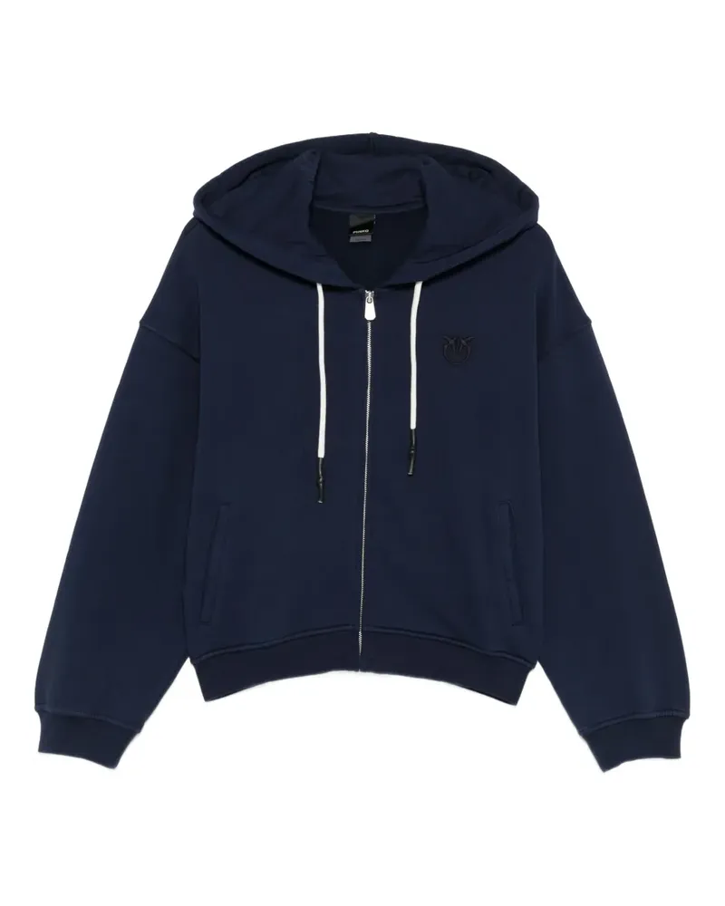 Pinko Kapuzenjacke mit Reißverschluss - Blau Blau