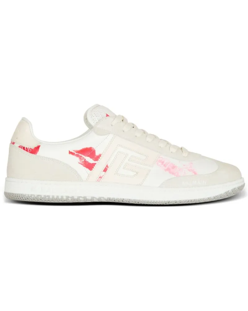 Balmain Swan Sneakers - Nude Nude