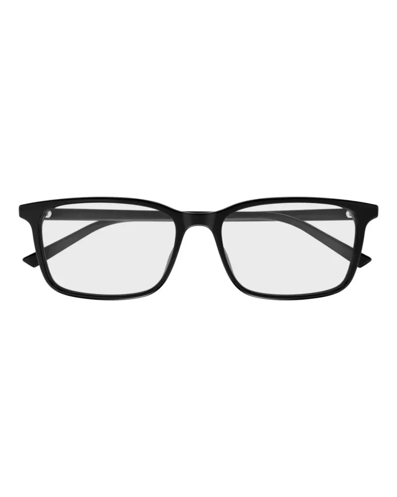Gucci Brille mit eckigem Gestell - Schwarz Schwarz
