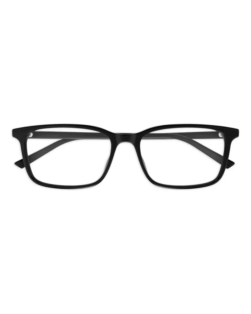 Gucci Brille mit eckigem Gestell - Schwarz Schwarz