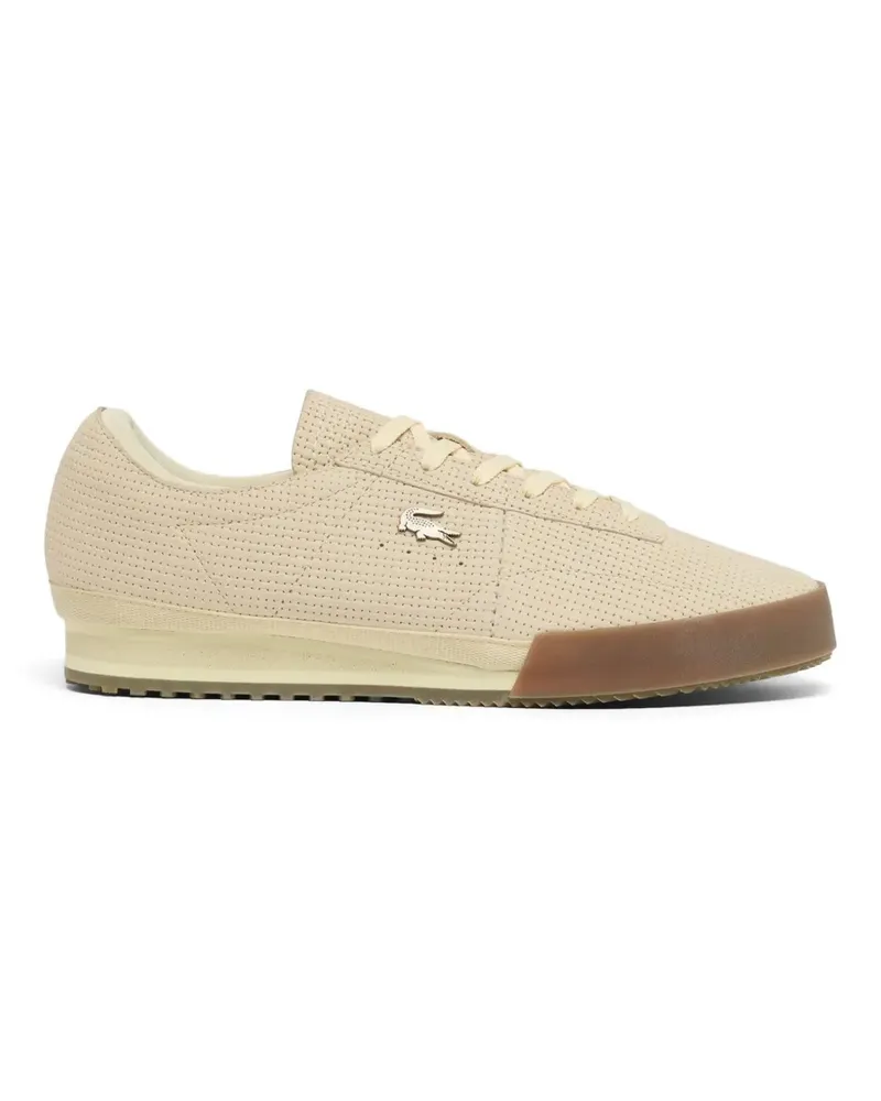 Lacoste Sneakers mit perforiertem Logo - Nude Nude