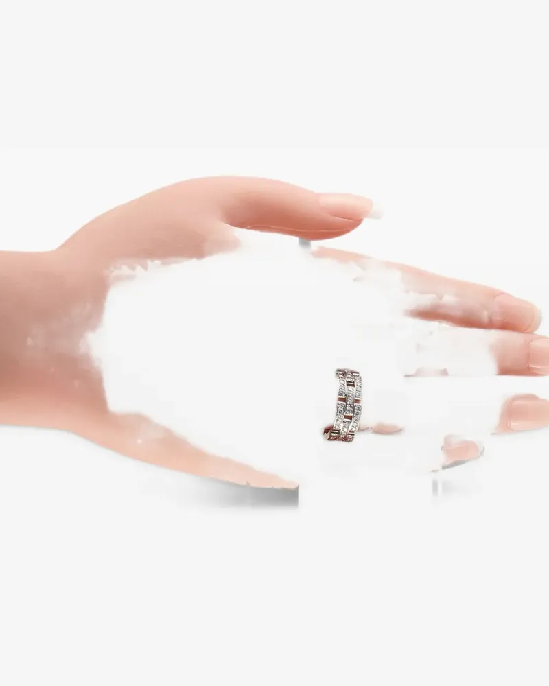 Cartier Maillon Panthère diamond ring - Silber Silber