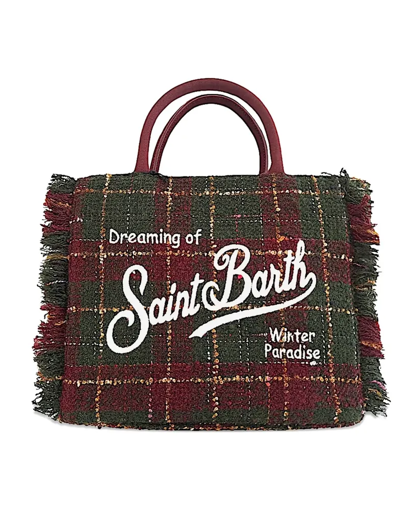 MC2 Saint Barth Handtasche mit Fransen - Grün Grün