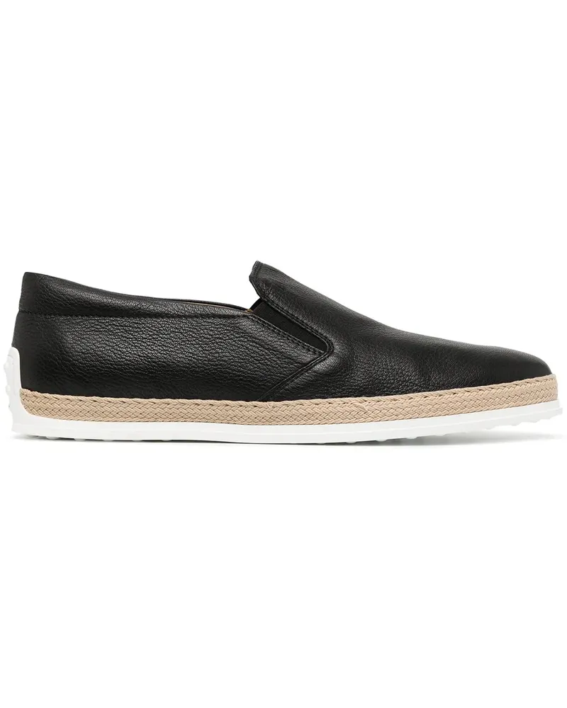 TOD'S Klassische Espadrilles - Schwarz Schwarz
