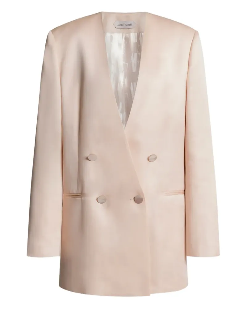 Alberta Ferretti Klassische Cabanjacke - Nude Nude