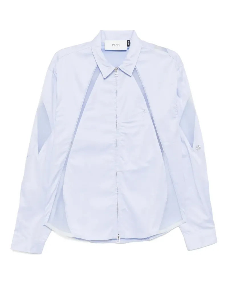 Pace Hemdjacke mit Reißverschluss - Blau Blau