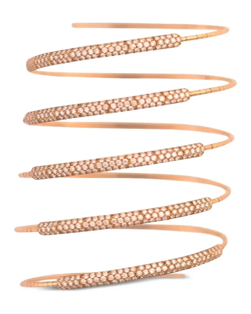Mattia Cielo RUGIADA PAVE DIAMOND 5 WRAP BRACELET - Gold Gold